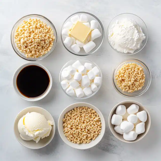 Rice Crispy Ice Cream Sandwiches - Easy, Cool & Viral 10 Ingredients for making rice crispy ice cream sandwiches