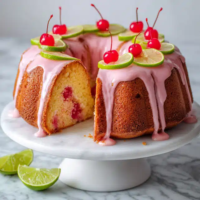 Best Cherry Limeade Pound Cake Recipe – Moist, Tangy & Totally Irresistible