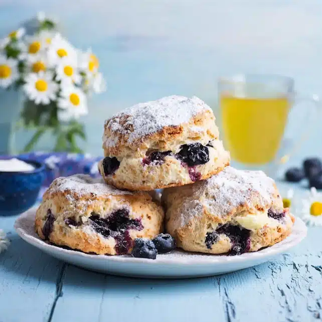 Blueberry Lemonade Scones – The Best 3-Ingredient Summer Treat