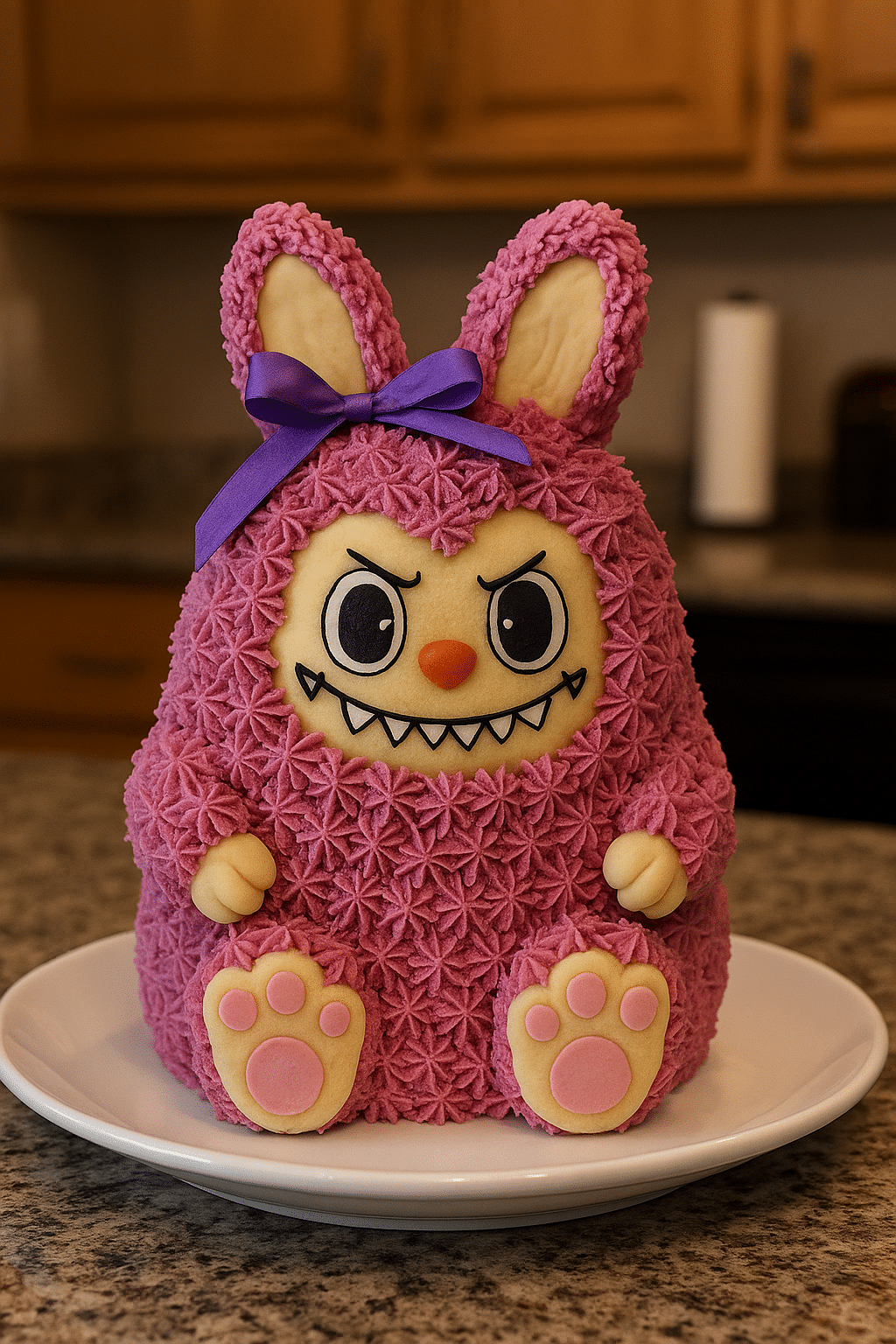  labubu character cake recipe