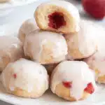 4 ingredient keto strawberry cottage cheese donuts fresh baked