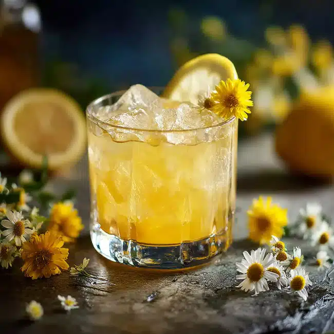 Cortisol cocktail for weight loss in a clear glass