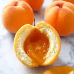 Fruit Shaped Pastries: How To Make These Viral Desserts At Home 3 fruit shaped pastries peach dessert close up