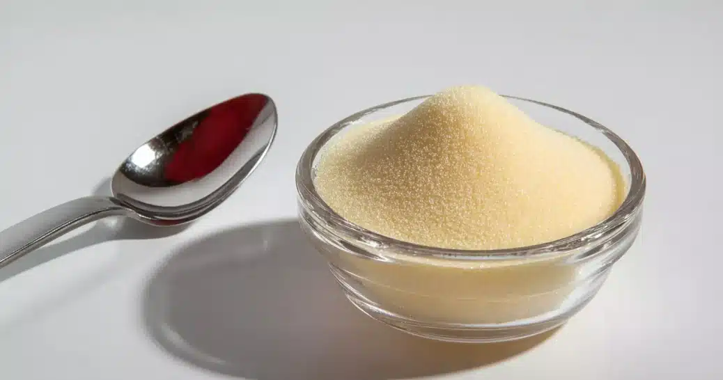 gelatin powder showing why the gelatin trick works for weight loss