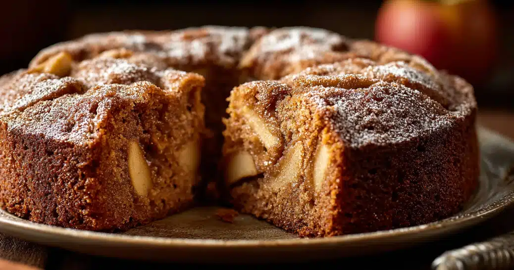 Grandma Mollie’s applesauce cake fresh from oven