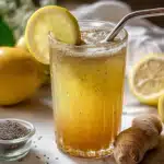 Zepbound drink recipe for weight loss in a glass jar