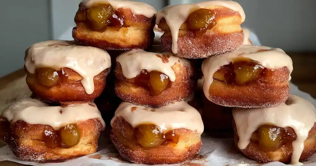 Apple Pie Maple Donut Bars: The Ultimate Irresistible Fall Dessert Recipe 2 Apple Pie Maple Donut Bars with maple glaze and apple filling