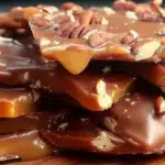Better Than Anything Toffee: The Ultimate Homemade Buttery Pecan Delight 3 Better Than Anything Toffee close-up with pecans and chocolate