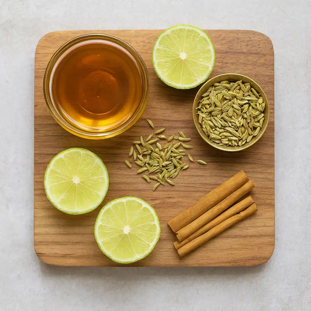 Brazilian honey trick recipe ingredients raw honey lime fennel