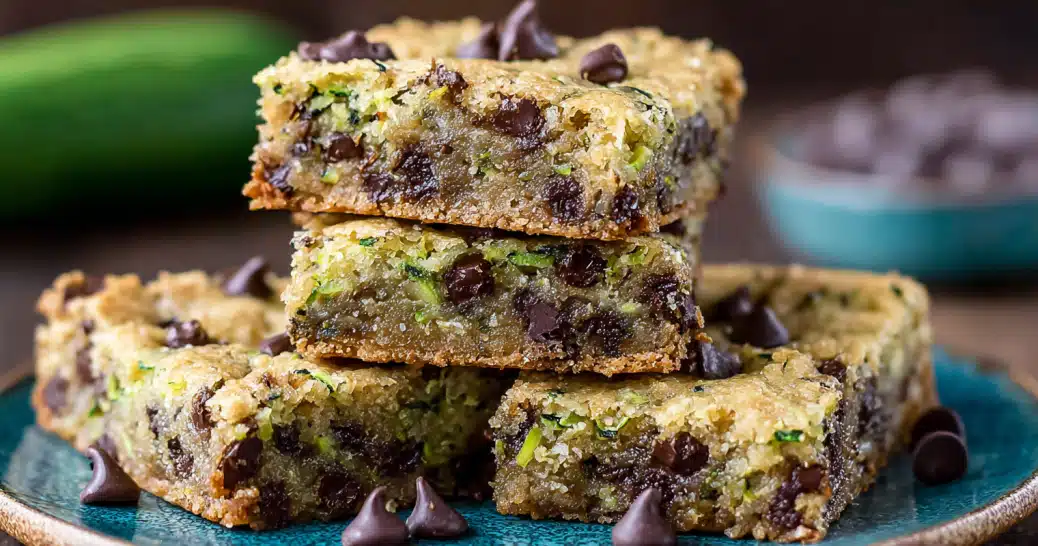 Chocolate Chip Zucchini Bars Recipe – Soft, Moist, and Irresistibly Chewy