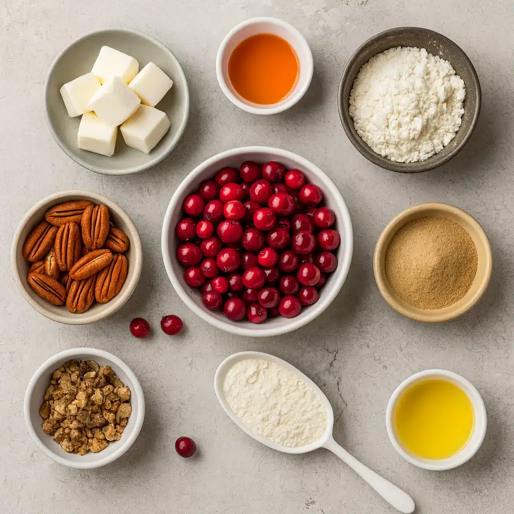 cranberry-pecan-pie-bars-ingredients Cranberry Pecan Pie Bars ingredients