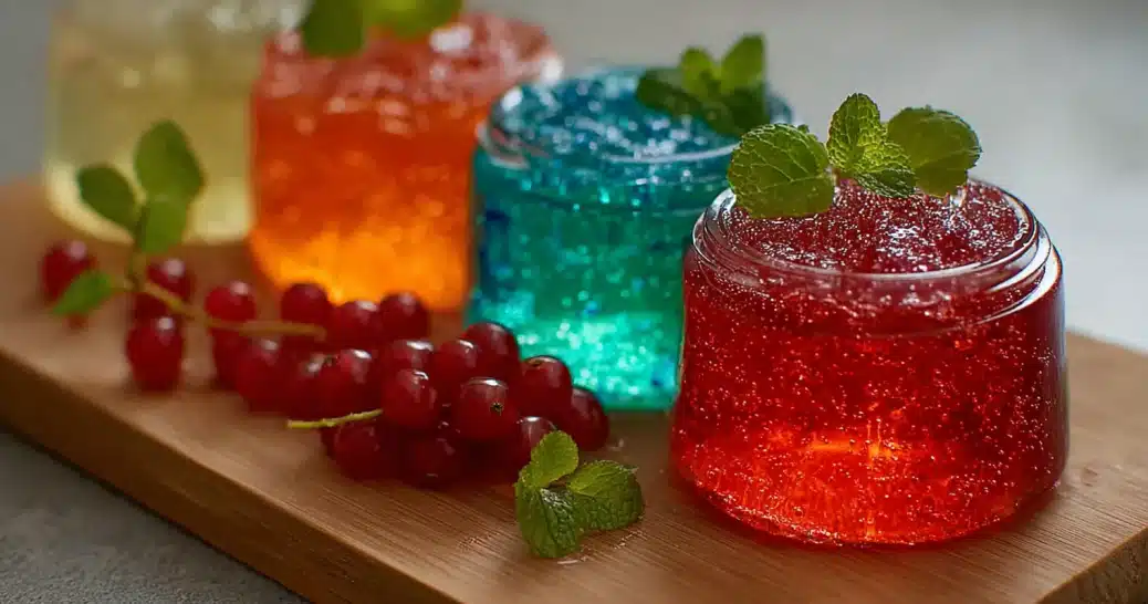 easy jello weight loss recipes protein poke jello light dessert with mint garnish