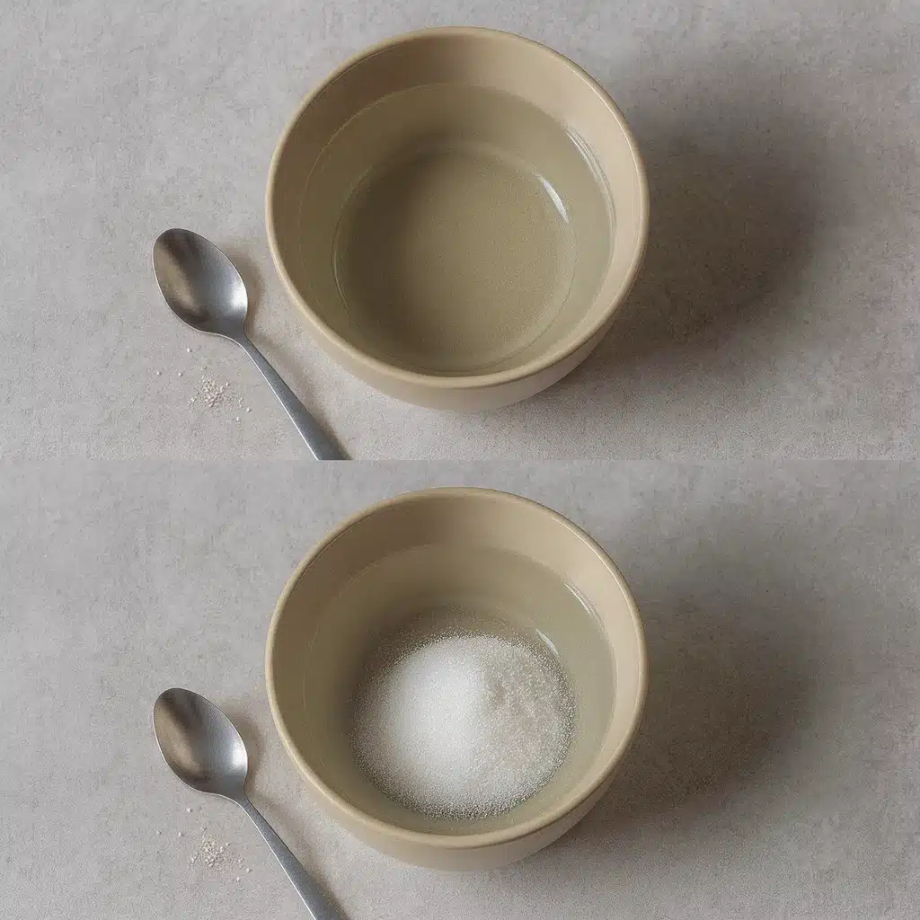 Blooming unflavored gelatin in cold water for the gelatin trick for weight loss recipe