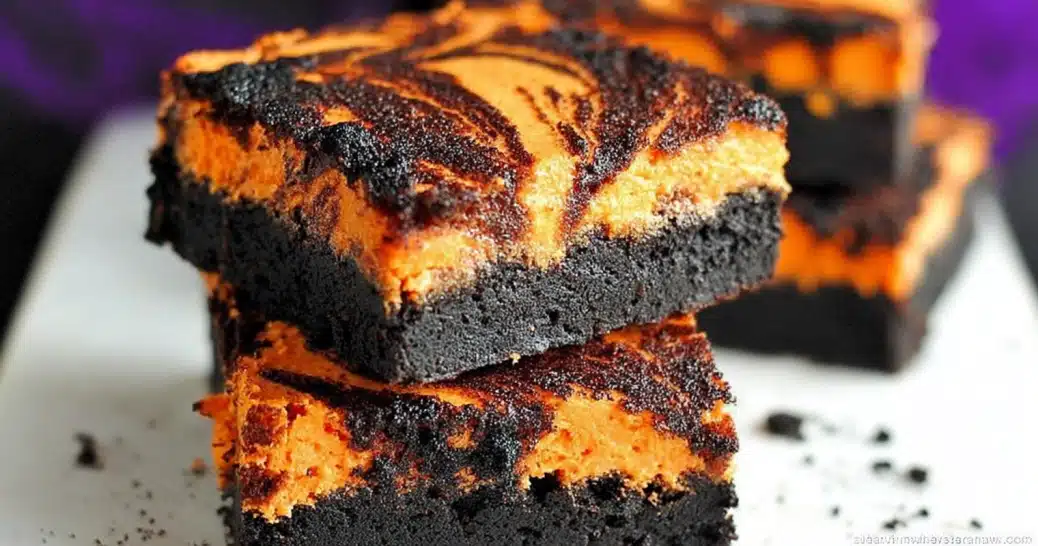 Halloween brownie recipe