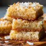 irresistible chewy coconut bars a sweet easy dessert on plate