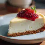No Bake Cheesecake with Agar: The Ultimate Gelatin-Free Dessert Guide 5 no bake cheesecake with agar on plate with berries
