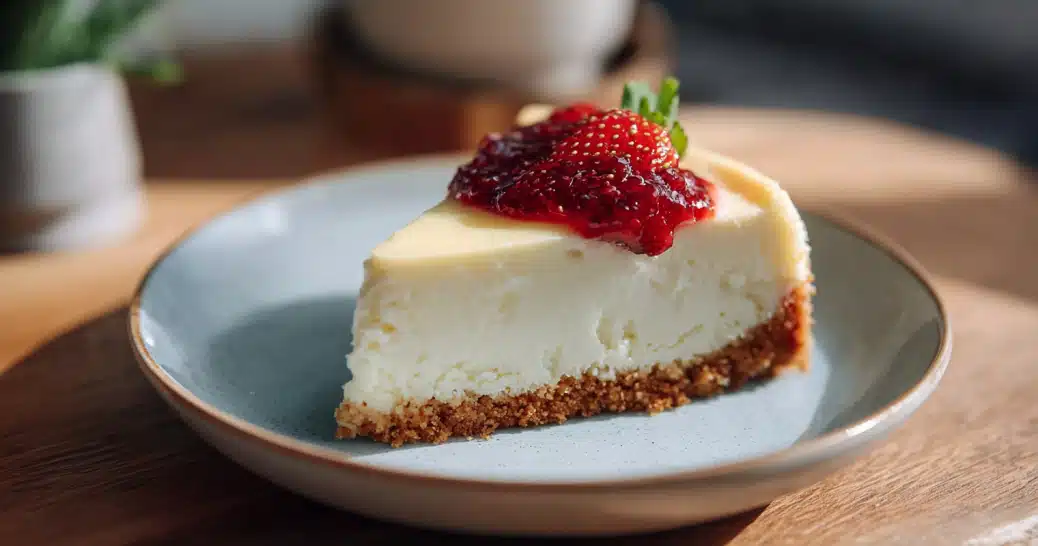 No Bake Cheesecake with Agar: The Ultimate Gelatin-Free Dessert Guide 4 no bake cheesecake with agar on plate with berries