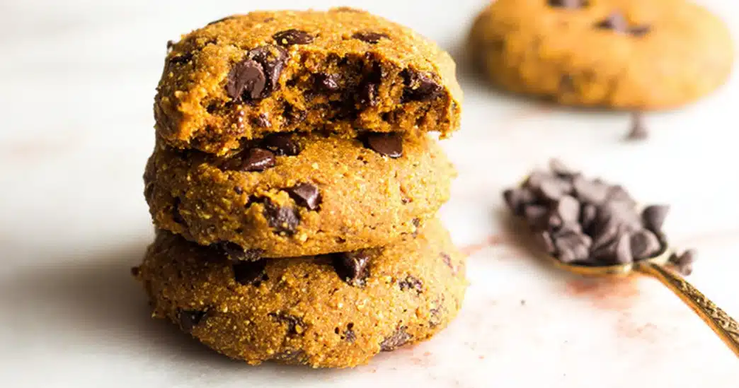 Pumpkin Chocolate Chip Cookies Paleo Gluten Free That Melt in Your Mouth