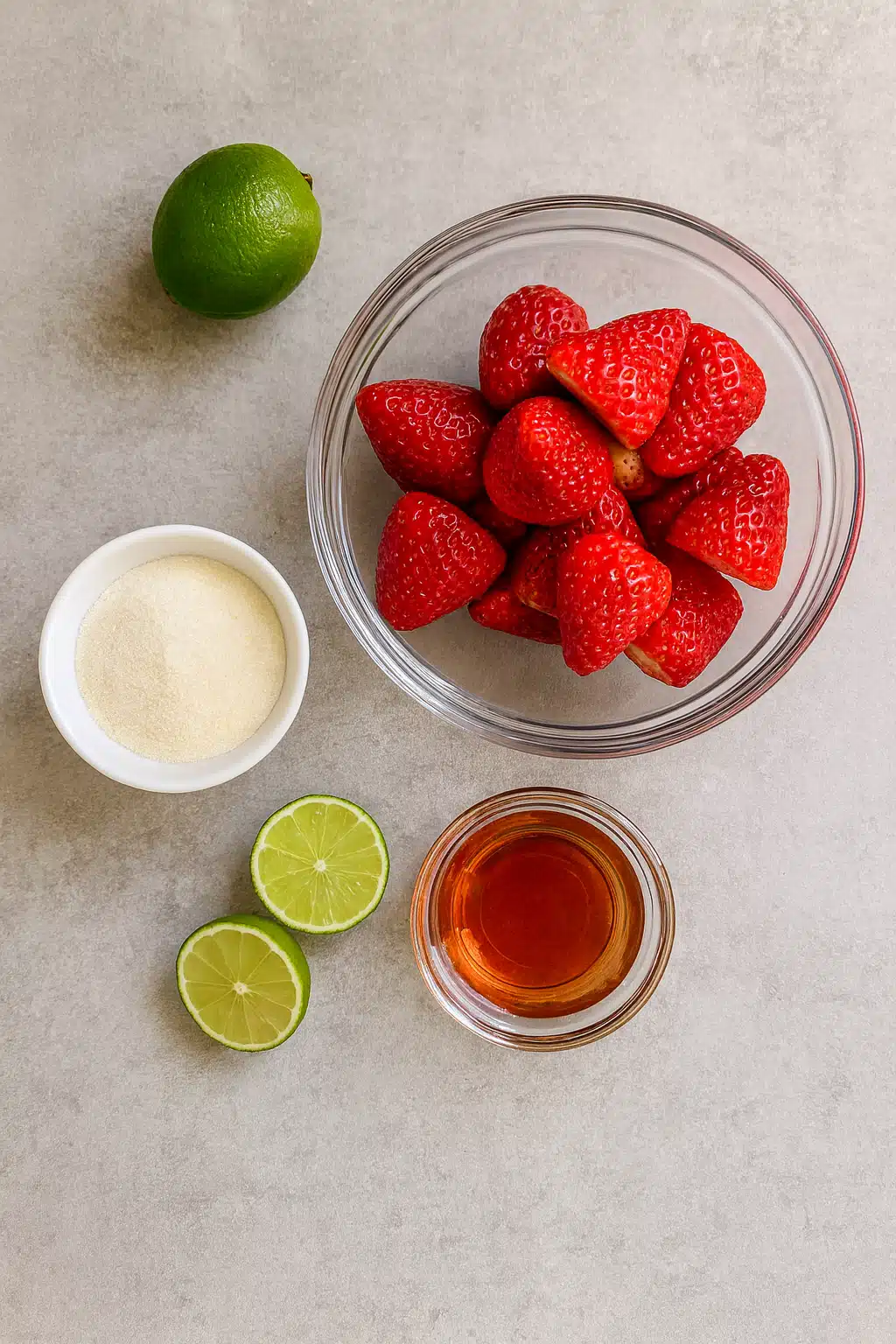 ingredients for homemade strawberry gummies
