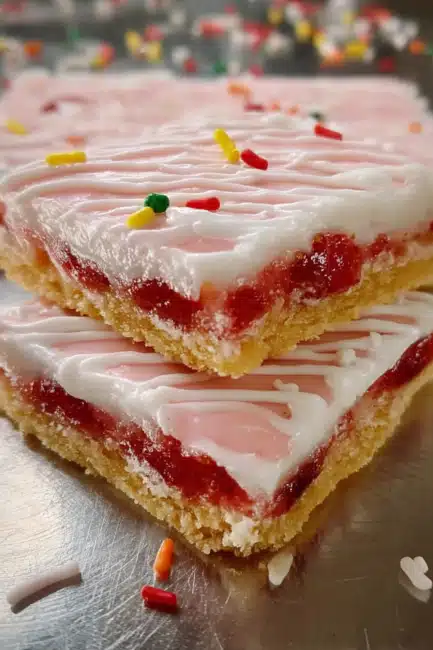 Strawberry Pop Tart Cookie Bars: The Best Nostalgic Dessert Ever