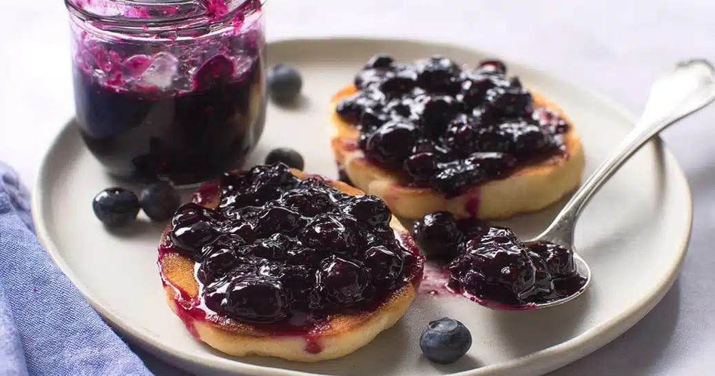 Sure Jell Recipes blueberry jam spread on toast