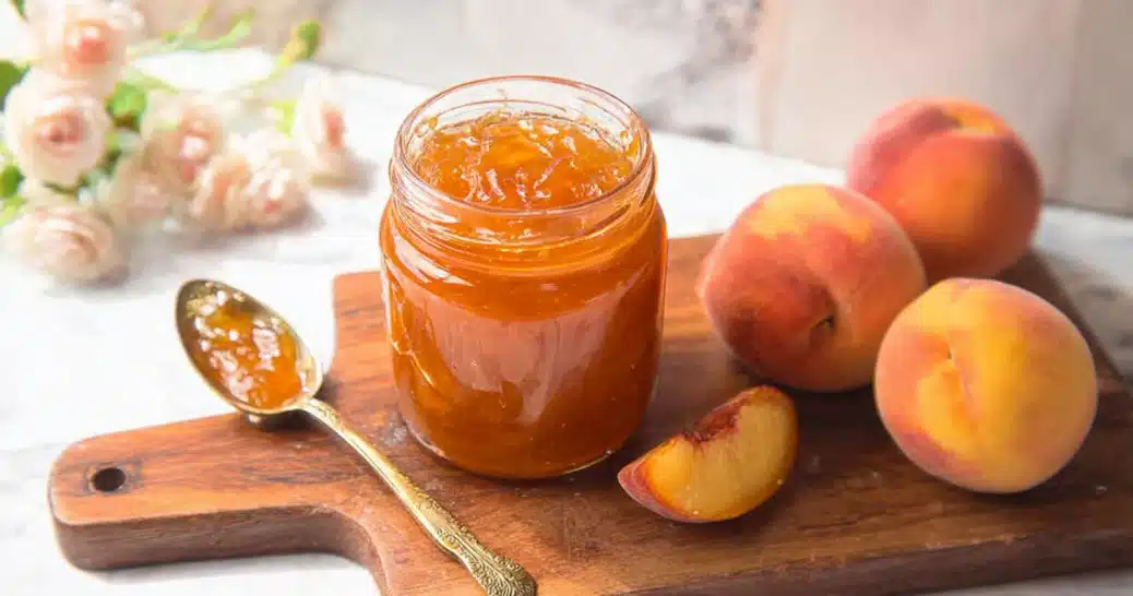 Sure Jell Recipes peach preserves golden homemade jam