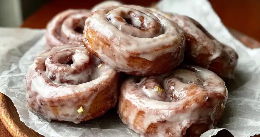 sweet-potato-cinnamon-roll-donuts sweet potato cinnamon roll donuts maple glaze