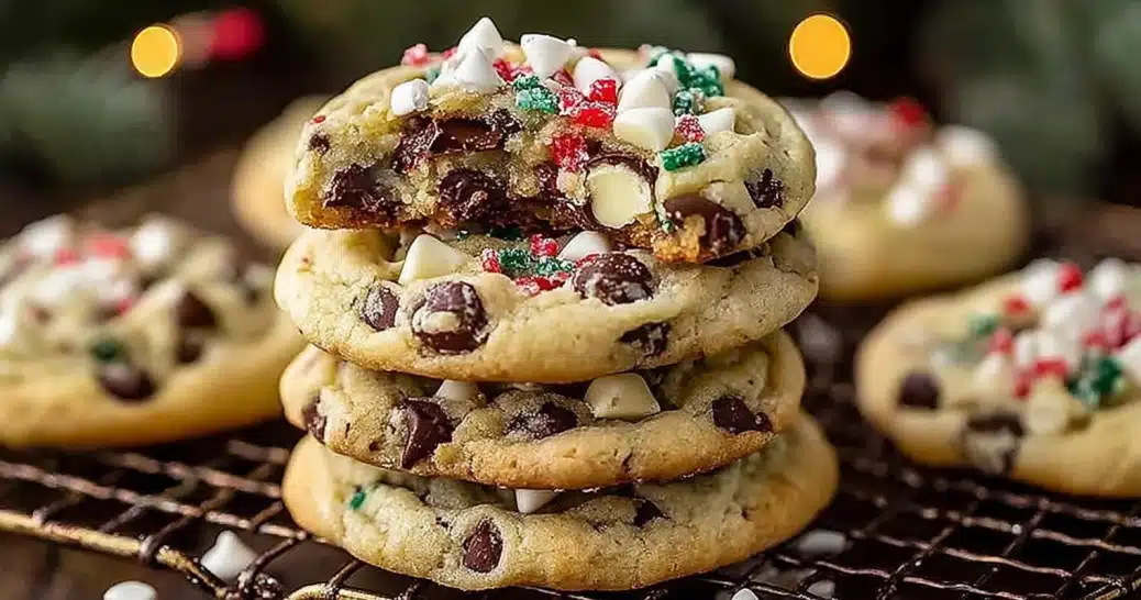 winter wonderland chocolate chip cookies : The Best Holiday Dessert Ever