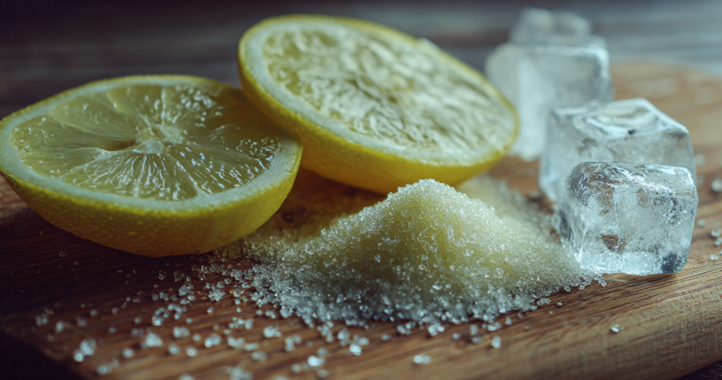 Unflavored gelatin ingredients for the ice and gelatin weight loss trick