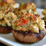 hanane0823 Crab Stuffed Mushroom Caps 9b516bbb af0b 4525 875c f3597fb5f274