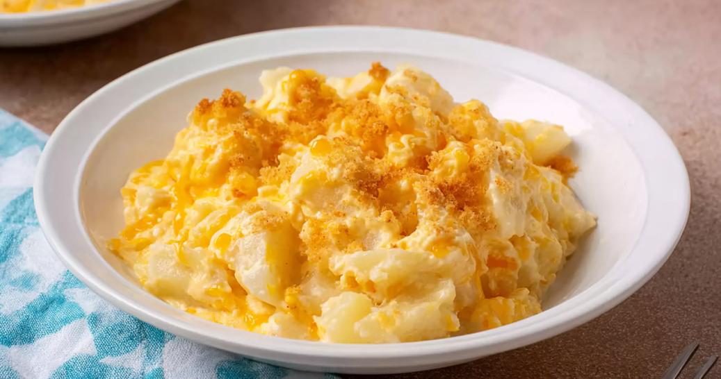Easy Slow Cooker Cheesy Potatoes
