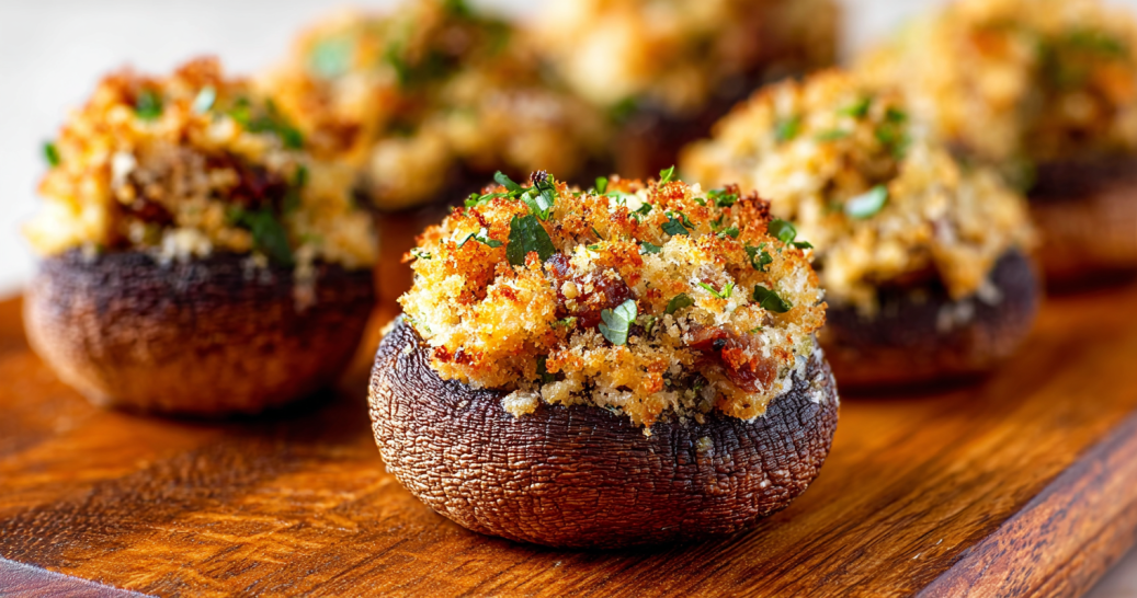 Garlic Parmesan Stuffed Mushrooms – The Best Easy Appetizer for Any Occasion