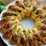 hanane0823 Puff Pastry Pesto Twists Wreath cf5c3350 33f1 48e7 8bdd 3d76fca9e56d
