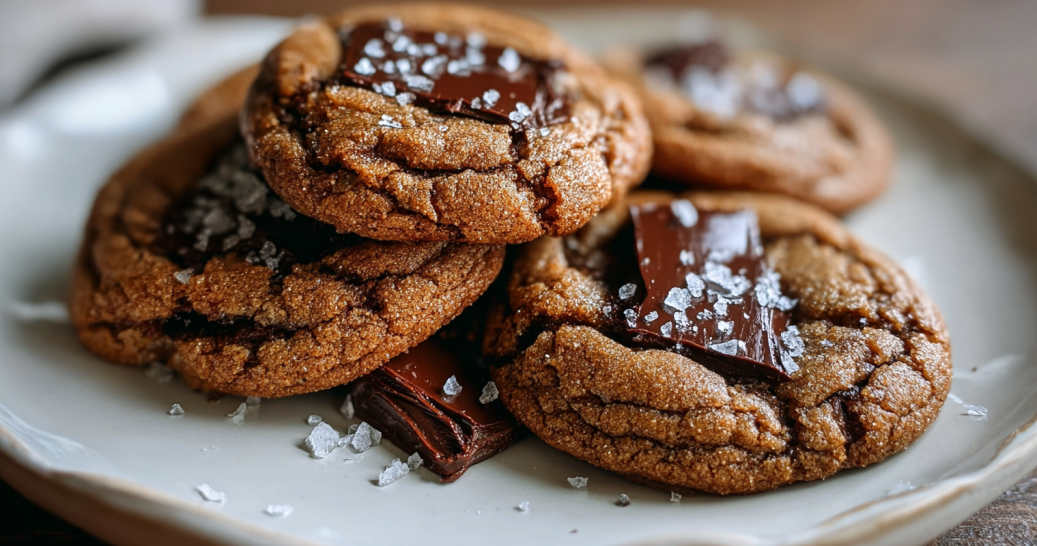 Chocolate Chunk Molasses Ginger Cookies