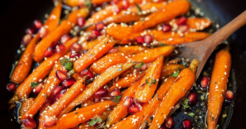 Honey Maple Roasted Carrots