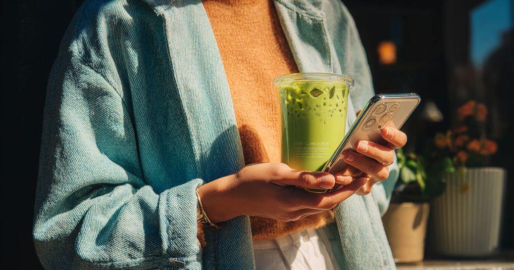 Iced Lakanto Matcha Latte Recipe keto-friendly drink