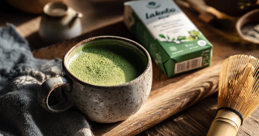 lakanto matcha latte recipe sugar-free keto-friendly