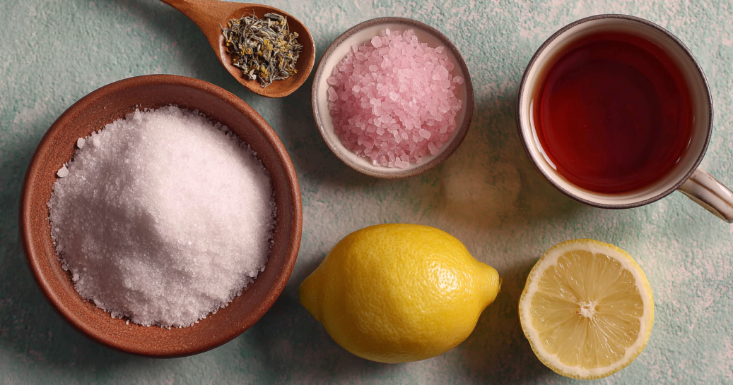 ingredients used in the pink gelatin recipe