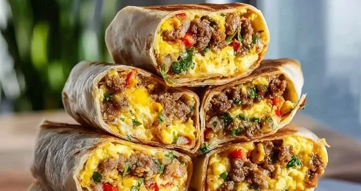 Protein-Packed Breakfast Burritos Ready to Freeze & Reheat