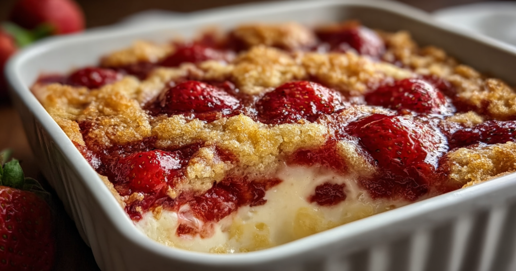 The Best Strawberry Cheesecake Dump Cake Recipe for Sweet Lovers