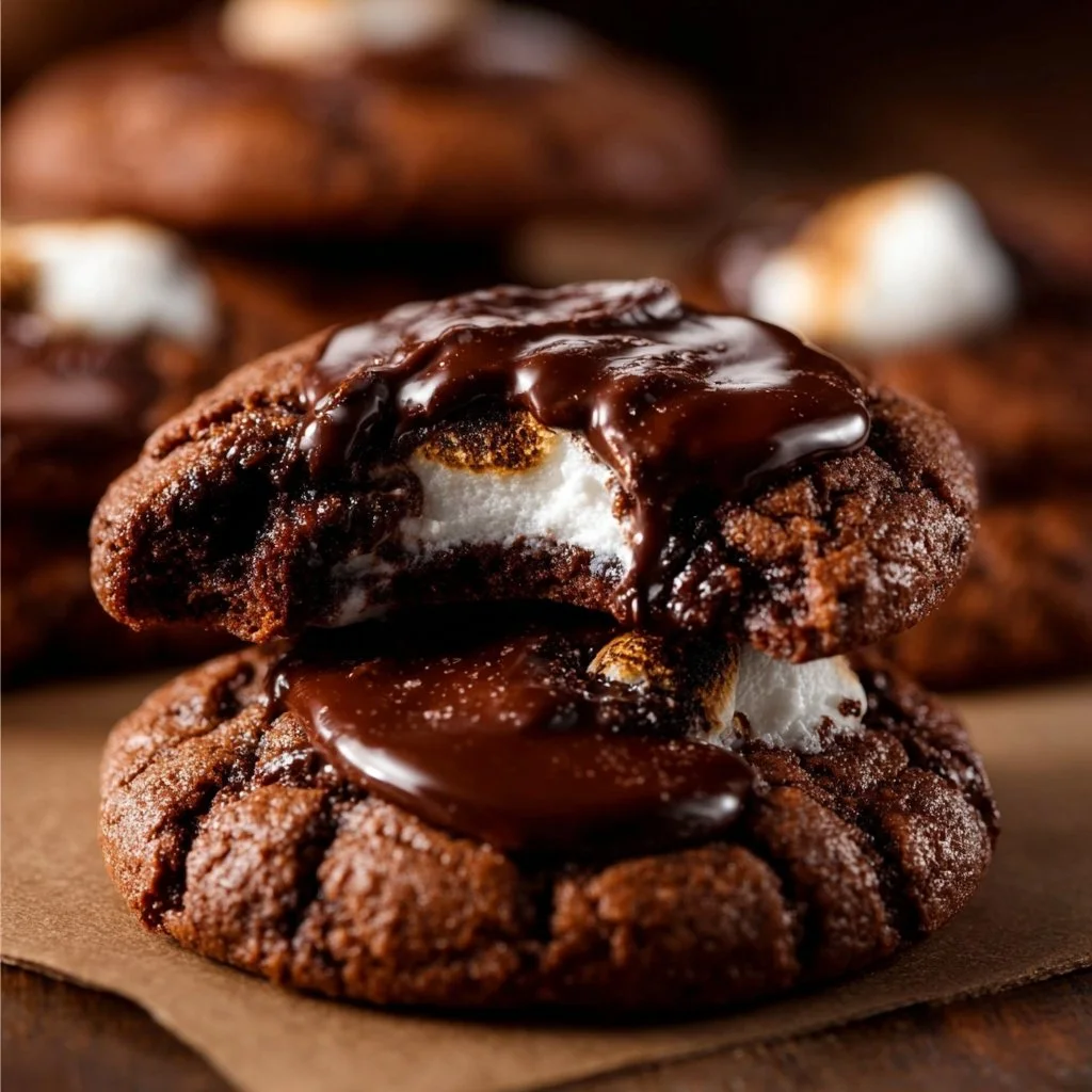 Marshmallow-Surprise Hot Cocoa Cookies