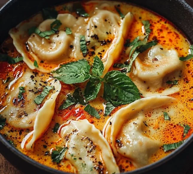 Thai Curry Dumpling Soup – Comforting Pot Sticker Recipe