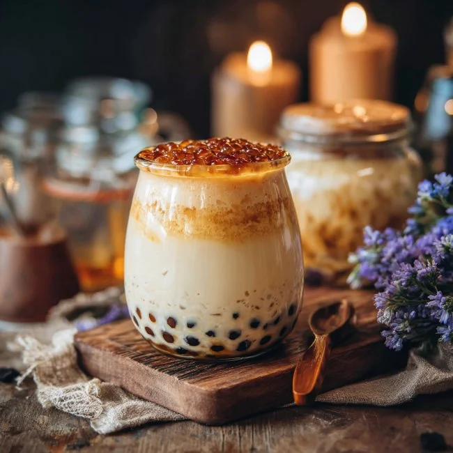 Crème Brûlée Bubble Tea