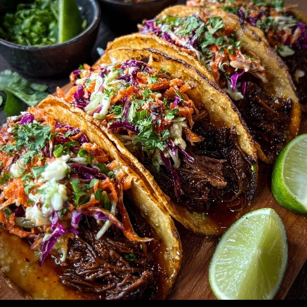 Crockpot Korean Beef Tacos