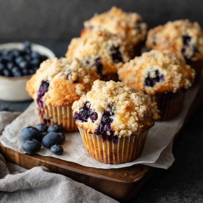 Easy Blueberry Muffins