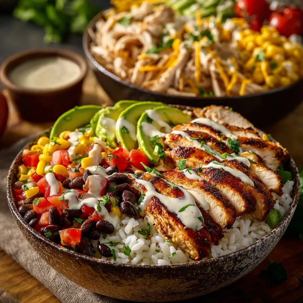 Healthy Chicken Bowl (High Protein!)
