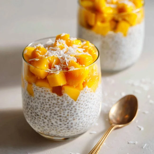 Mango Chia Pudding Fresh & Creamy Breakfast