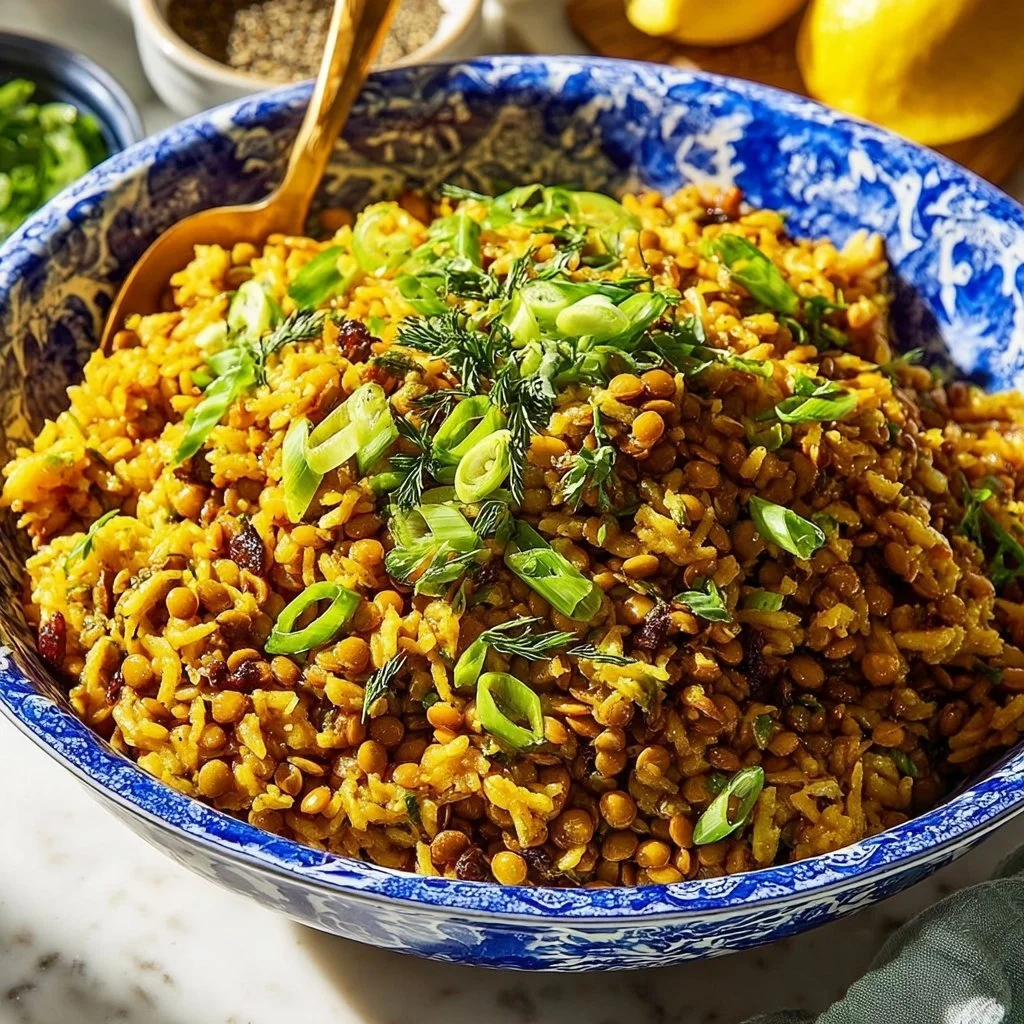 Mediterranean Lentils And Rice