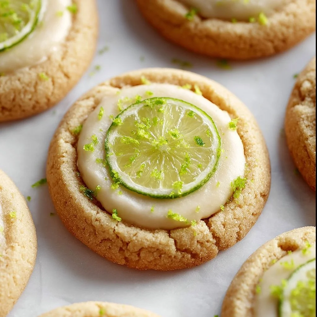 Zesty Key Lime Pie Cookies