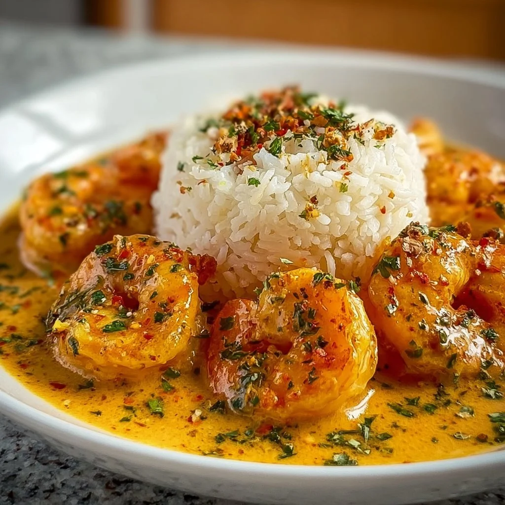 15-Minute Creamy Shrimp Rice Bowl